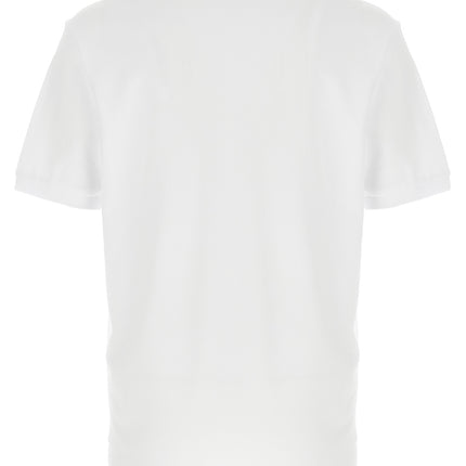 Moschino White Cotton Polo Shirt Moschino