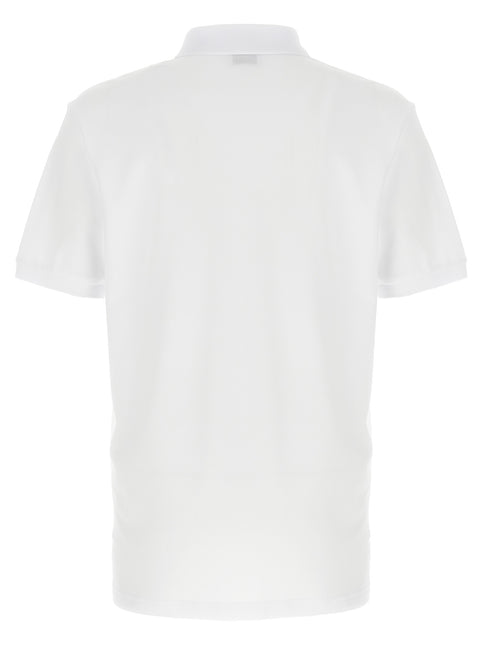 Moschino White Cotton Polo Shirt Moschino