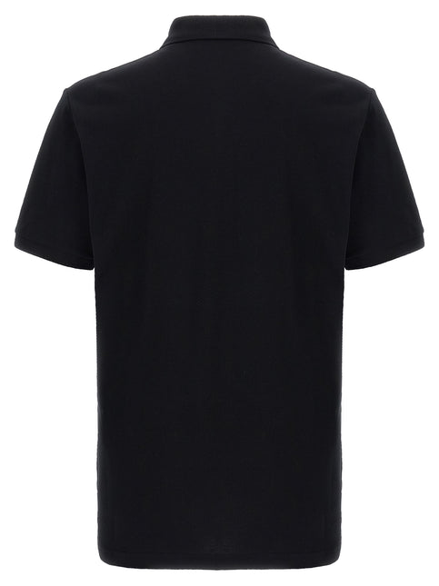 Moschino Black Cotton Polo Shirt