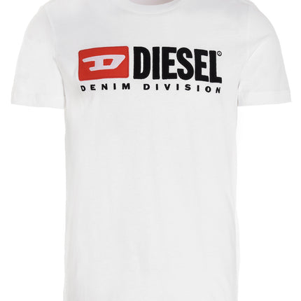 Diesel White Cotton T-Shirt Diesel