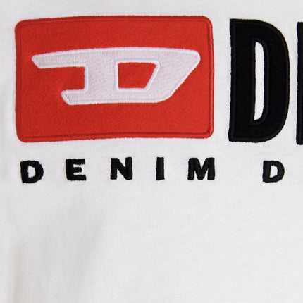 Diesel White Cotton T-Shirt