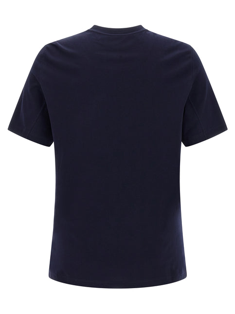 Brunello Cucinelli Blue Cotton T-Shirt
