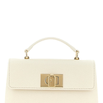 Furla White Leather Crossbody Bag