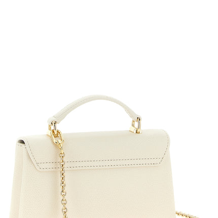 Furla White Leather Crossbody Bag
