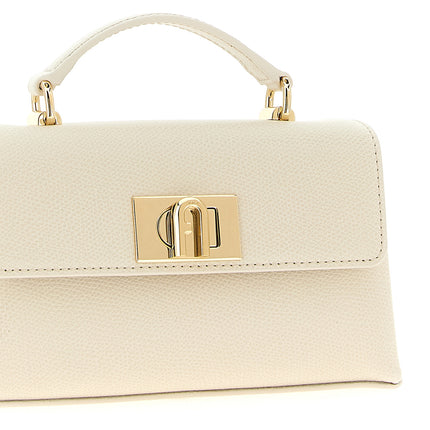 Furla White Leather Crossbody Bag
