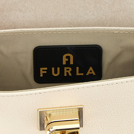 Furla White Leather Crossbody Bag