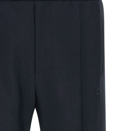 Gucci Blue Polyester Casual Pants Gucci