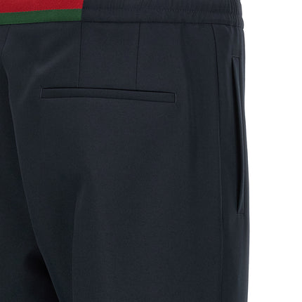 Gucci Blue Polyester Casual Pants Gucci