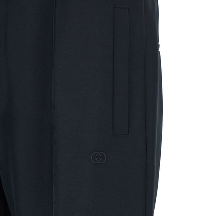 Gucci Blue Polyester Casual Pants Gucci