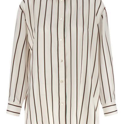 Gucci White Silk Blouse