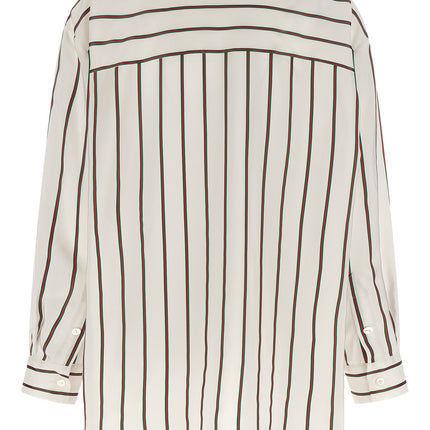 Gucci White Silk Blouse
