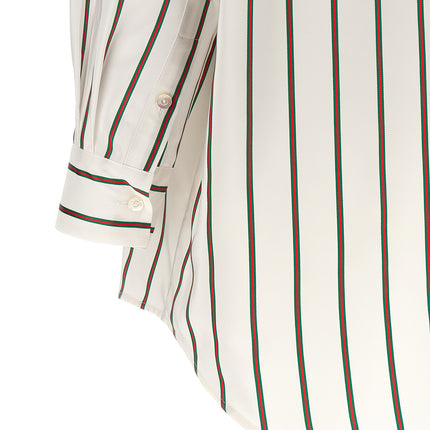Gucci White Silk Blouse