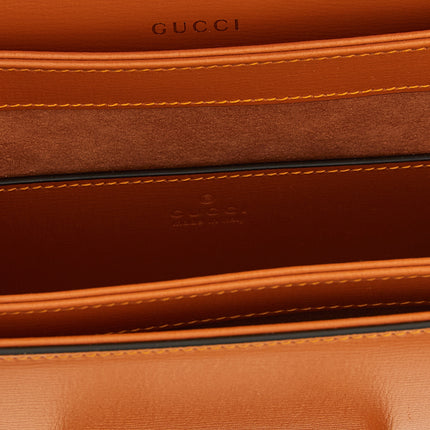 Gucci Orange Calfskin Shoulder Bag