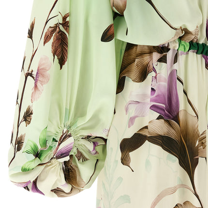 F.R.S. - FOR RESTLESS SLEEPERS Bicolor Silk Long Dress