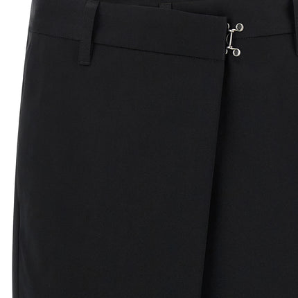 Maison Margiela Black Cotton Bermuda Shorts
