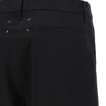Maison Margiela Black Cotton Bermuda Shorts