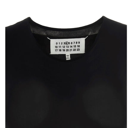 Maison Margiela Black Polyamide Bodysuit