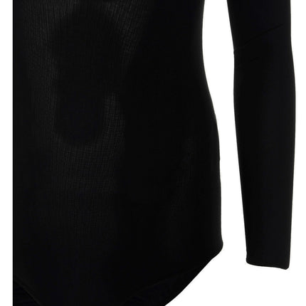 Maison Margiela Black Polyamide Bodysuit