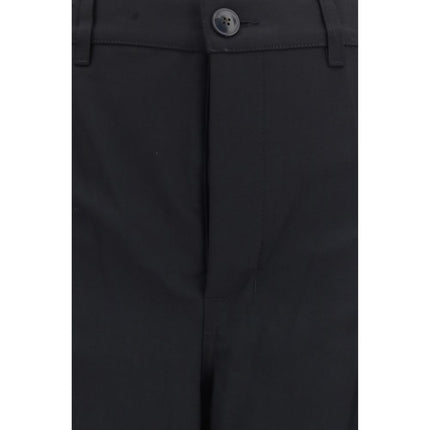 Rick Owens Black Wool Oves Aries Dress Pants