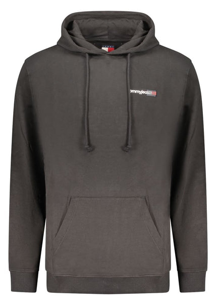 Tommy Hilfiger Black Cotton Men's Sweatshirt Tommy Hilfiger