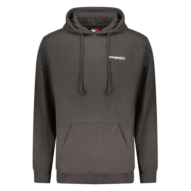 Tommy Hilfiger Black Cotton Men's Sweatshirt Tommy Hilfiger