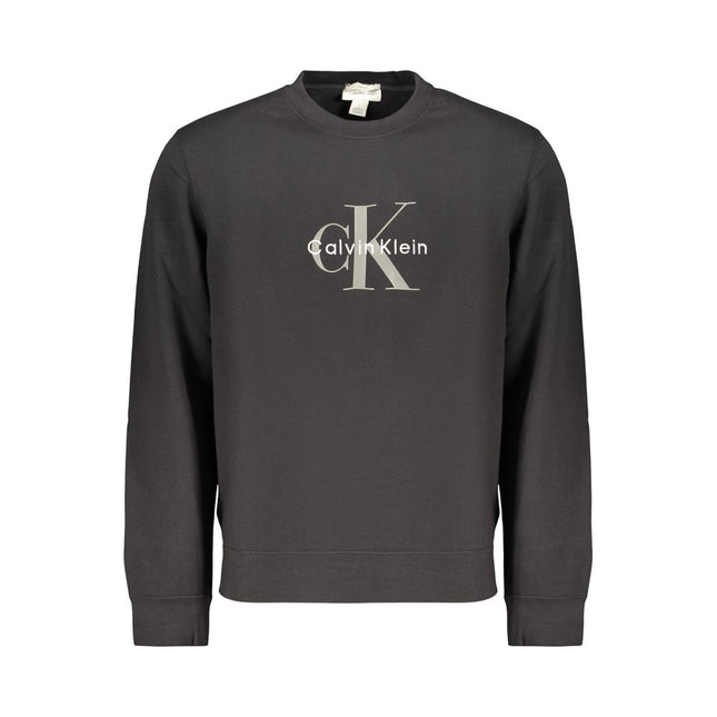 Calvin Klein Black Cotton Mens Sweatshirt