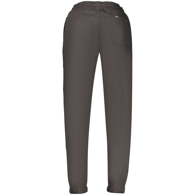 Tommy Hilfiger Black Cotton Mens Trousers