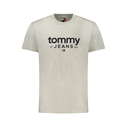 Tommy Hilfiger Grigio Cotton Men's T-Shirt Tommy Hilfiger