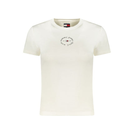 Tommy Hilfiger Bianco Cotton Women T-Shirt Tommy Hilfiger
