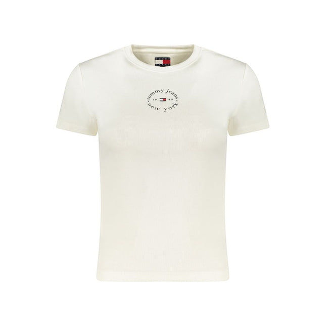 Tommy Hilfiger Bianco Cotton Women T-Shirt
