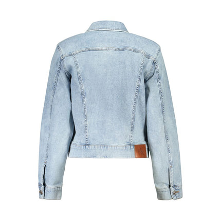 Calvin Klein Azzurro Cotton Womens Jacket Calvin Klein