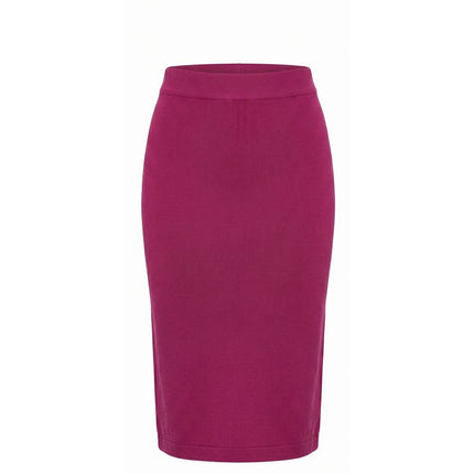 Malo Purple Cotton Women Skirt