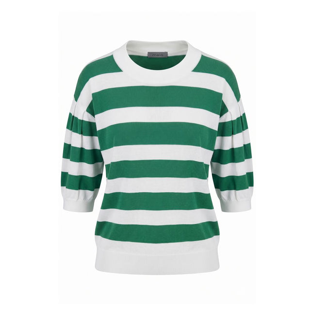 Malo Green Cotton Women Sweater Malo