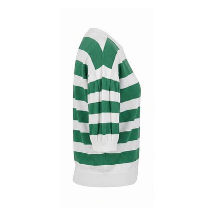 Malo Green Cotton Women Sweater Malo