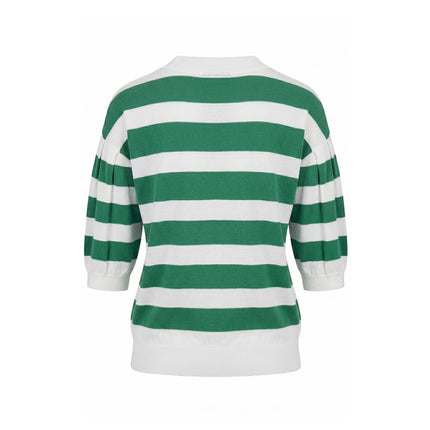 Malo Green Cotton Women Sweater Malo