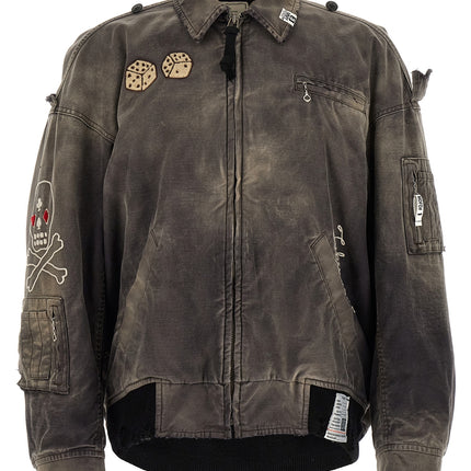 Maison Mihara Yasuhiro Black Cotton Bomber