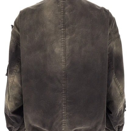 Maison Mihara Yasuhiro Black Cotton Bomber