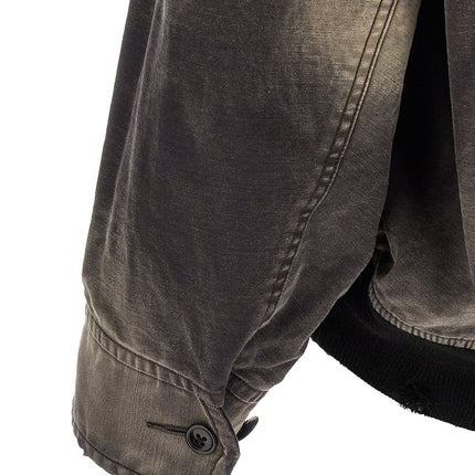 Maison Mihara Yasuhiro Black Cotton Bomber
