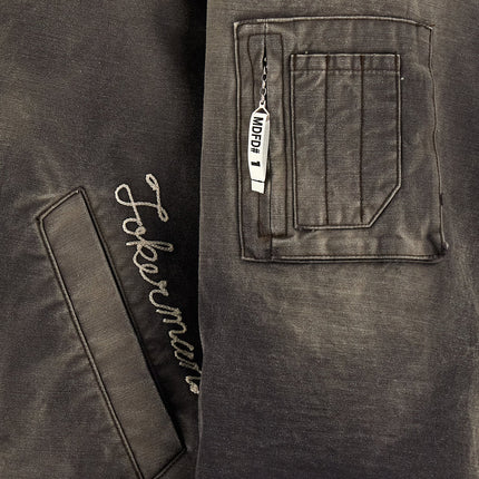 Maison Mihara Yasuhiro Black Cotton Bomber