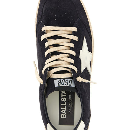 Golden Goose Blue Cowhide Low Top Sneakers