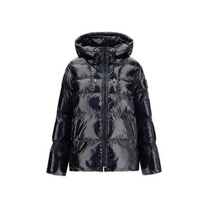 PINKO Black Polyamide Full-Length Jacket