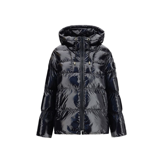 PINKO Black Polyamide Full-Length Jacket PINKO