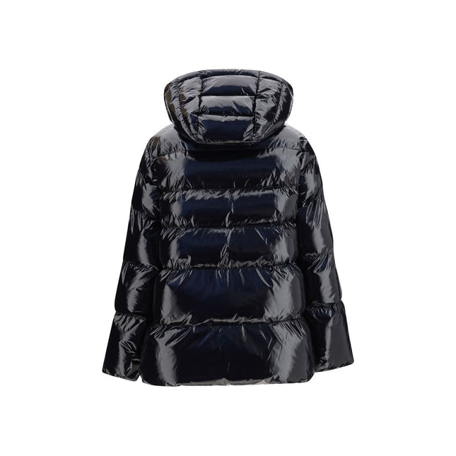 PINKO Black Polyamide Full-Length Jacket PINKO