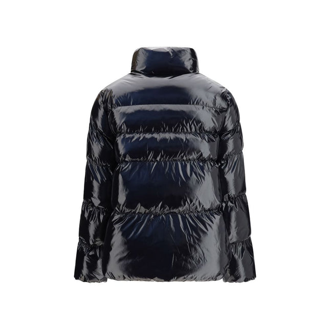 PINKO Black Polyamide Full-Length Jacket PINKO