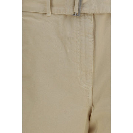 Magda Butrym Beige Cotton Casual Pants