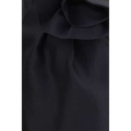 Magda Butrym Black Wool Oves Aries Mini Skirt
