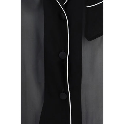 Dolce & Gabbana Black Silk Shirt
