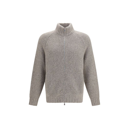 Brunello Cucinelli Gray Cashmere Cardigan