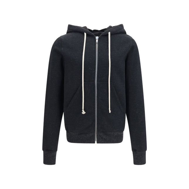 Rick Owens Black Cotton Sweatshirt