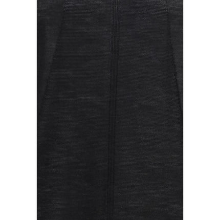 Rick Owens Black Wool Oves Aries Sweatshirt